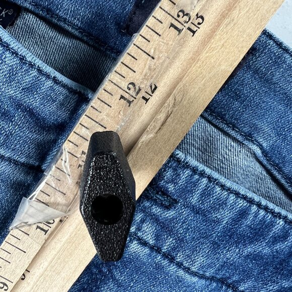 Not Your Daughter Jean Women 38x30* Barbara Boot Cut High Rise Blue Denim Tag 16 - Picture 15 of 16